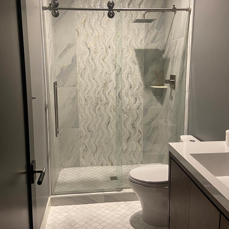 after photo of guest shower